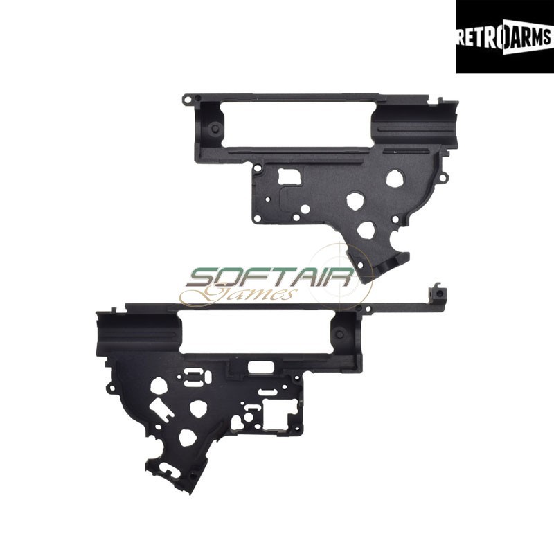 Gearbox QD CNC Alluminio 8mm for SRE M4 Next Gen. Retroarms (ra-7215) Gearbox QD CNC Alluminio 8mm for SRE M4 Next Gen. Retroarms (ra-7215)