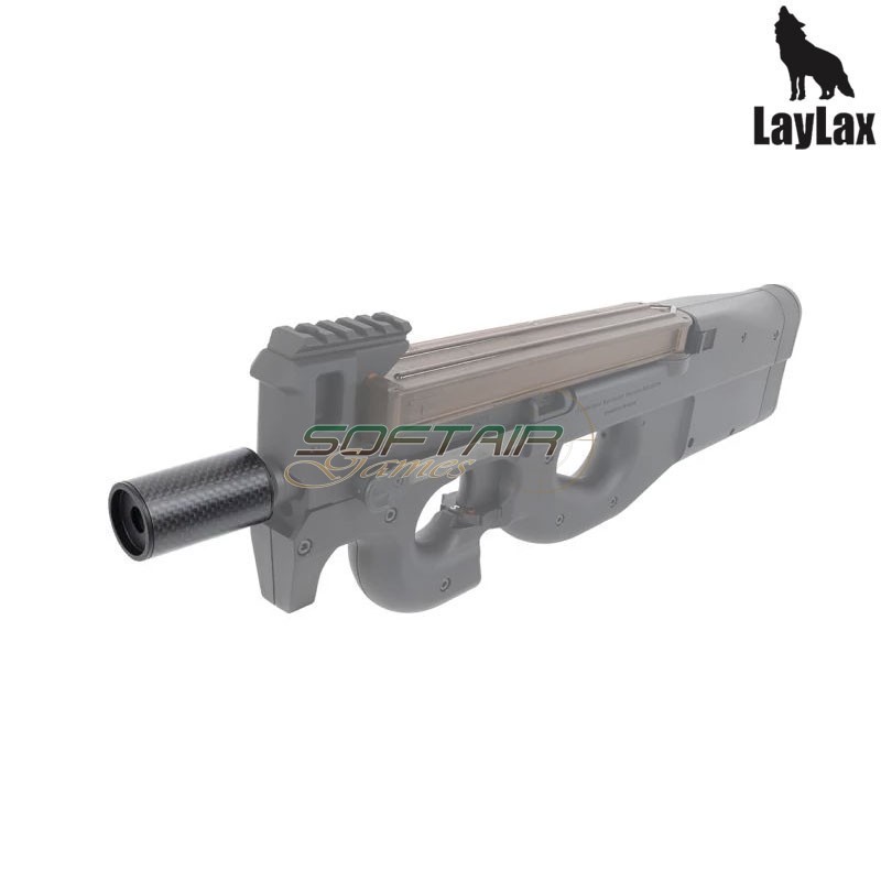 MODE-2 Carbon Fiber Silencer 54mm for 14mm CCW Laylax (la-741422)