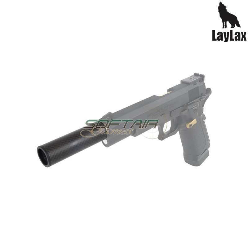 Silenziatore MODE-2 SLIM Carbonio 70mm per 14mm CCW Laylax (la-189950)