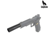 Silenziatore MODE-2 SLIM Carbonio 70mm per 14mm CCW Laylax (la-189950)