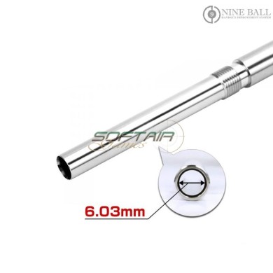 Canna di precisione LONG + adattatore 14mm CCW per G18C AEP da 168mm 6.03mm Nine Ball (nb-175786)