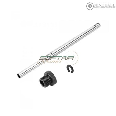 Canna di precisione LONG + adattatore 14mm CCW per G18C AEP da 168mm 6.03mm Nine Ball (nb-175786)