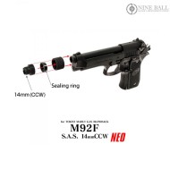 Adattatore Silenziatore NEO 14CCW per M92F Marui Nine Ball (nb-159366) Adattatore Silenziatore NEO 14CCW per M92F Marui Nine Ball (nb-159366)