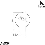 Tubo calcio in Carbonio AEG Lightweight Laylax (la-740784)