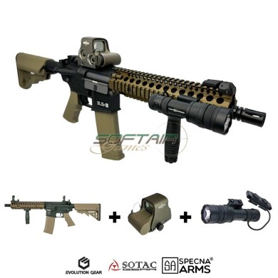 KIT BUNDLE MK18 + Dot + Flashlight (sgw-mk18-01)