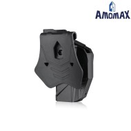Rigid Holster for Glock 17/19 and CZ P10C with RED DOT Amomax (am-45155)