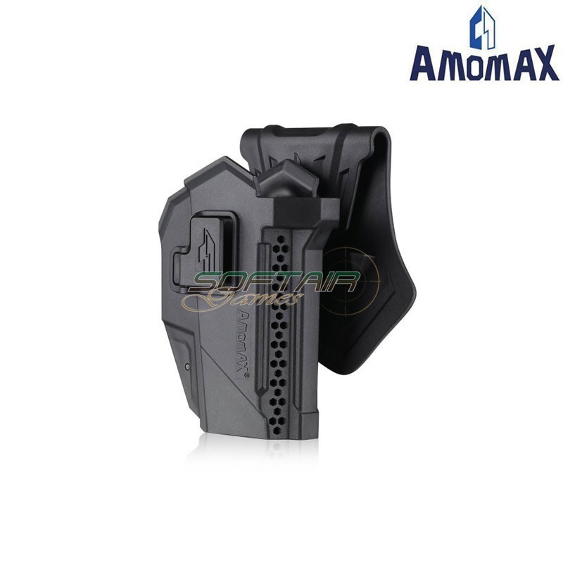 Rigid Holster for Glock 17/19 and CZ P10C with RED DOT Amomax (am-45155)