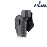 Rigid Holster for Glock 17/19 and CZ P10C with RED DOT Amomax (am-45155)