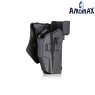 Rigid Holster for Glock 17/19 and CZ P10C with RED DOT Amomax (am-45155)