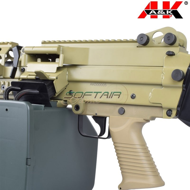 Mitragliatrice Elettrica New Gen. Mk46 Mod 0 DARK EARTH A&K (mk46t) Mitragliatrice Elettrica New Gen. Mk46 Mod 0 DARK EARTH A&K (mk46t)