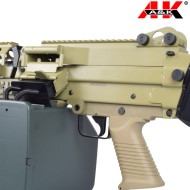 Electric Machine Gun New Gen. Mk46 Mod 0 DARK EARTH A&K (mk46t)