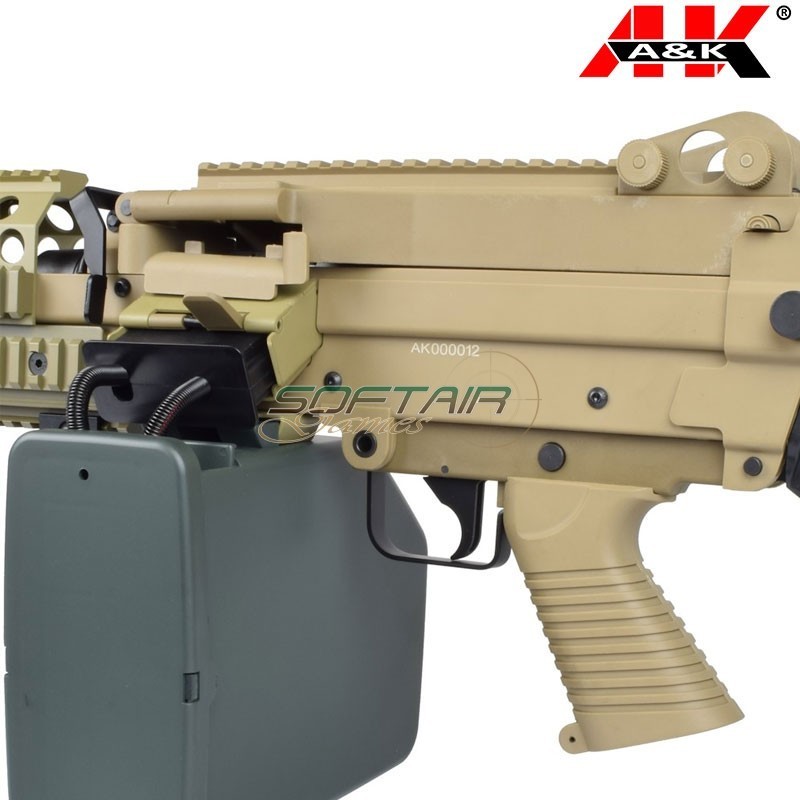Mitragliatrice Elettrica Mk46 Mod 0 Polymer V. DARK EARTH A&K (mk46pt)