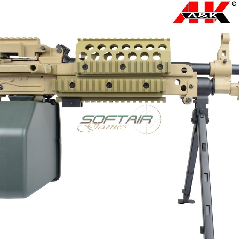 Electric Machine Gun Mk46 Mod 0 Polymer V. DARK EARTH A&K (mk46pt)