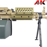 Mitragliatrice Elettrica Mk46 Mod 0 Polymer V. DARK EARTH A&K (mk46pt)