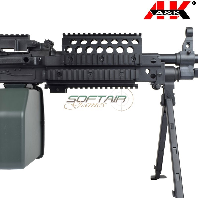 Electric Machine Gun Mk46 Mod 0 Polymer V. BLACK A&K (mk46p)