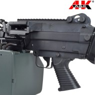 Electric Machine Gun Mk46 Mod 0 Polymer V. BLACK A&K (mk46p)