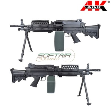 Electric Machine Gun Mk46 Mod 0 Polymer V. BLACK A&K (mk46p)