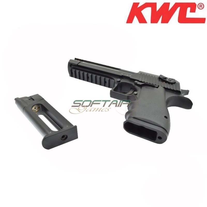 Co2 pistol semi/full auto desert eagle l6 mk xix .50ae black kwc (kw-del6)