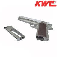 Blowback Co2 Pistol 1911 Tactical Series Silver KWC (Kw-1911tacs)