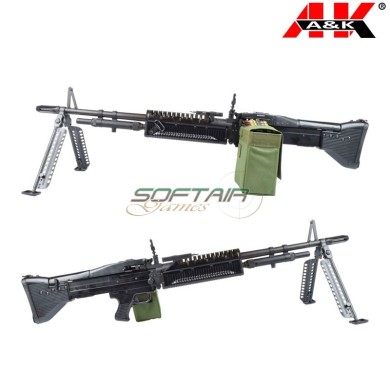 Electric machine Gun M60 Vietnam UPGRADED Ver. BLACK A&K (mk60n)