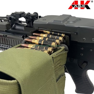 Electric machine Gun M60 Vietnam UPGRADED Ver. BLACK A&K (mk60n) Electric machine Gun M60 Vietnam UPGRADED Ver. BLACK A&K (mk60n)