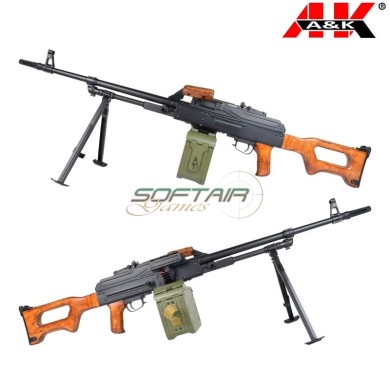 Mitragliatrice elettrica PKM Real Wood A&K (aek-pkm-w)