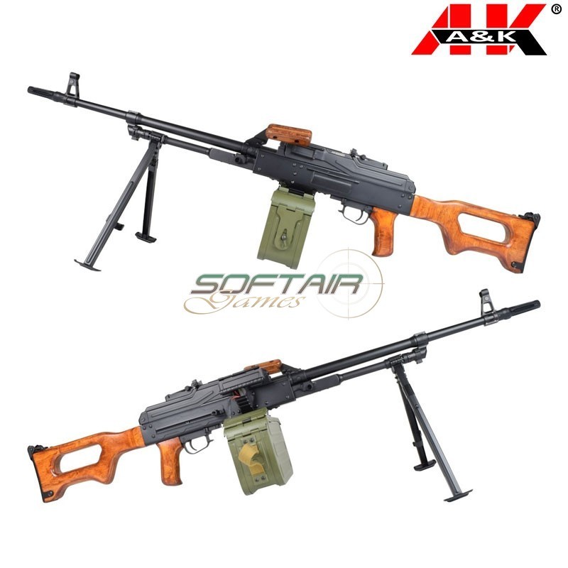 Mitragliatrice elettrica PKM Real Wood A&K (aek-pkm-w) Mitragliatrice elettrica PKM Real Wood A&K (aek-pkm-w)