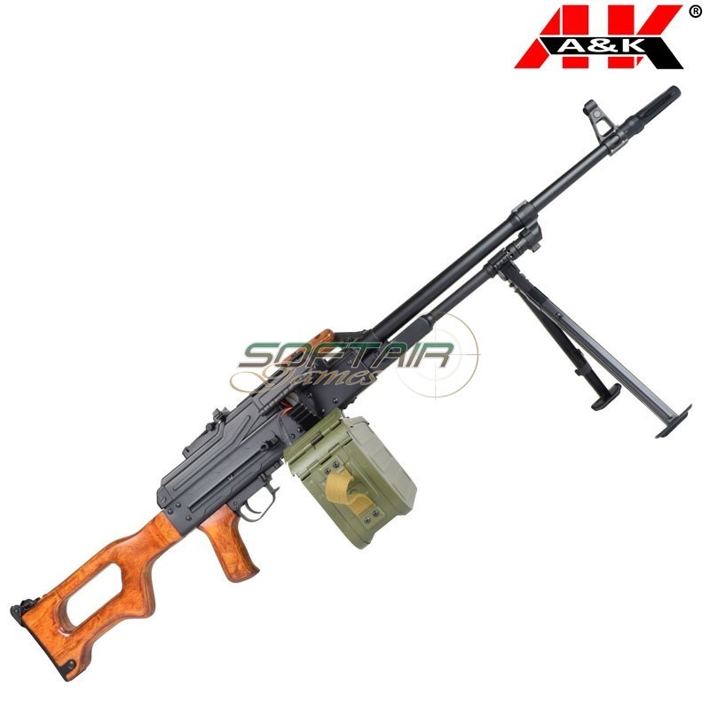 Mitragliatrice elettrica PKM Real Wood A&K (aek-pkm-w) Mitragliatrice elettrica PKM Real Wood A&K (aek-pkm-w)