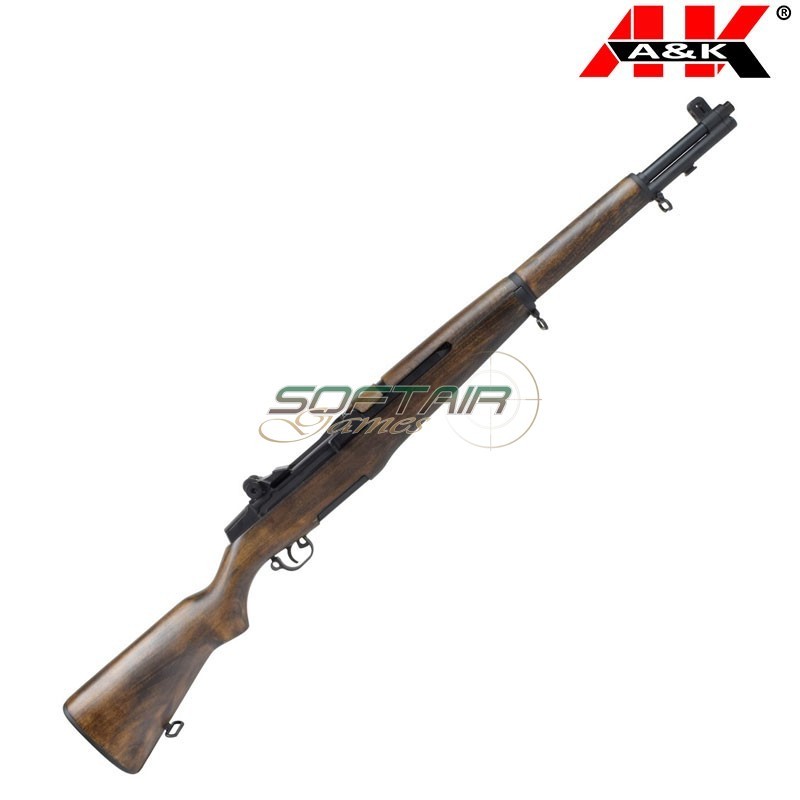 Fucile elettrico Full Metal & Real Wood M1 Garand A&K (AEK-M1G)