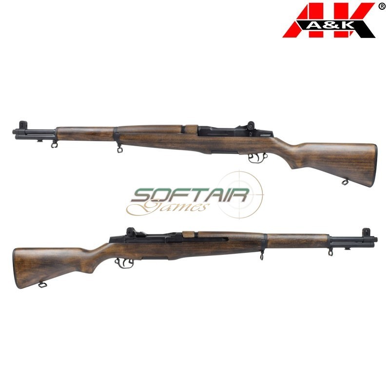 Electric rifle Full Metal & Real Wood M1 Garand A&K (AEK-M1G) Electric rifle Full Metal & Real Wood M1 Garand A&K (AEK-M1G)