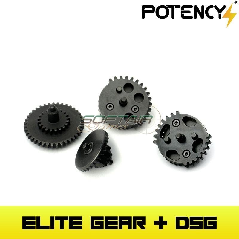 KIT ingranaggi ELITE GEAR 18:1 + DSG Potency® (PTY-KITDSG18) KIT ingranaggi ELITE GEAR 18:1 + DSG Potency® (PTY-KITDSG18)