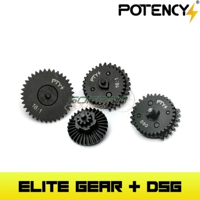 ELITE GEAR 16:1 + DSG Gear Kit Potency® (PTY-KITDSG16)