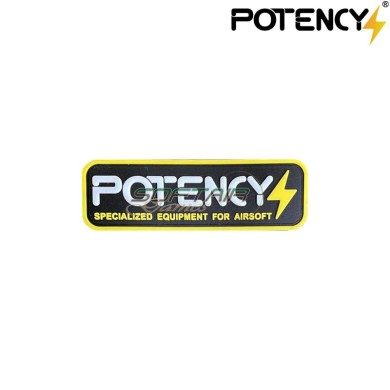 Patch 3D PVC Potency® (PTY-PATCH)