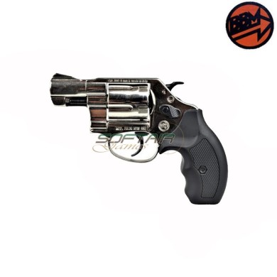 Blank Revolver New 2" Silver Caliber 380 Bruni (br-450n)