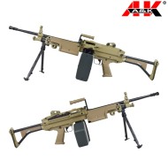 Mitragliatrice Elettrica New Gen. M249 MK1 DARK EARTH A&K (M249-MK1T) Mitragliatrice Elettrica New Gen. M249 MK1 DARK EARTH A&K (M249-MK1T)