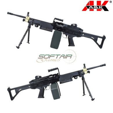 Electric Machine Gun New Gen. M249 MK1 BLACK A&K (M249-MK1)