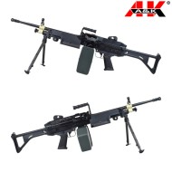 Electric Machine Gun New Gen. M249 MK1 BLACK A&K (M249-MK1)
