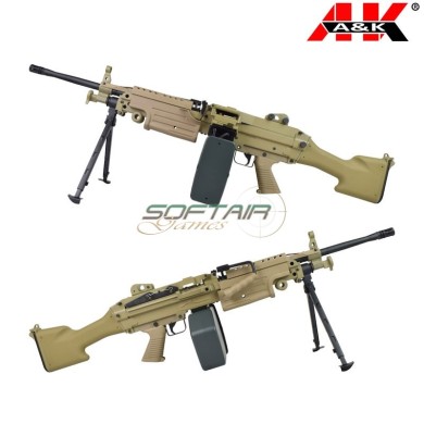 Electric Machine Gun New Gen. M249 MK2 DARK EARTH A&K (M249-MK2T)