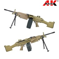 Mitragliatrice Elettrica New Gen. M249 MK2 DARK EARTH A&K (M249-MK2T) Mitragliatrice Elettrica New Gen. M249 MK2 DARK EARTH A&K (M249-MK2T)