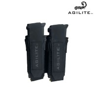 PINCER™ Pistol Double Pouch BLACK Agilite (8049blk1sz)