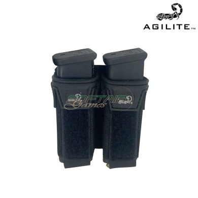 PINCER™ Pistol Double Pouch BLACK Agilite (8049blk1sz)