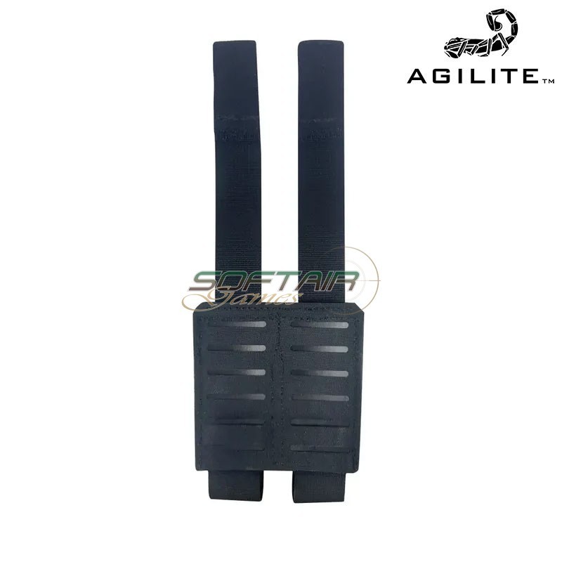 PINCER™ Pistol Double Pouch BLACK Agilite (8049blk1sz)