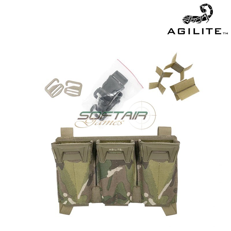 Tasca tripla PINCER PLACARD™ MULTI-CALIBER MULTICAM Agilite (8038.1mtc1sz)