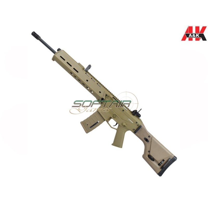 A&K Fucile Elettrico Msd-2 Dark Earth (Ak-Msd2-T)