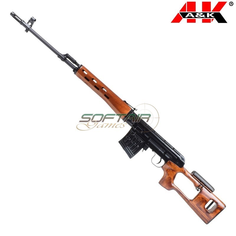 Dragunov Svd Aeg Real Wood Full Metal A&k (svd-sp)