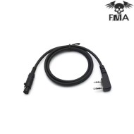 Cable KN6 / Kenwood for PTT FCS AMP FMA (fma-tb-fcs-017-bk) Cable KN6 / Kenwood for PTT FCS AMP FMA (fma-tb-fcs-017-bk)