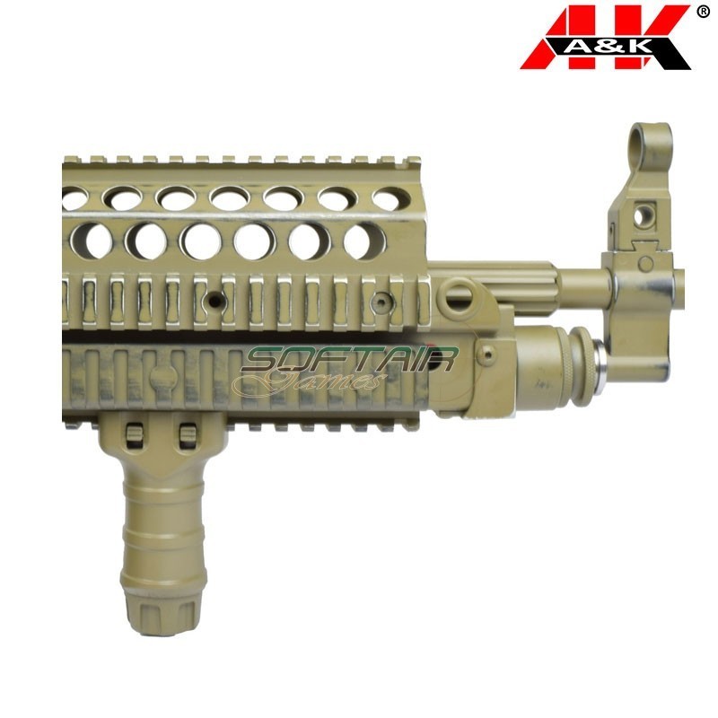 Electric Rifle MK46 EVO Battle Worn Dark Earth A&K (mk46bwt)