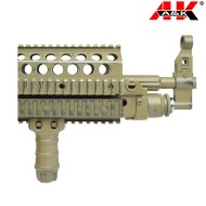 Electric Rifle MK46 EVO Battle Worn Dark Earth A&K (mk46bwt)