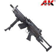 Electric Rifle M249K Polymer Version Black A&K (m249kp)