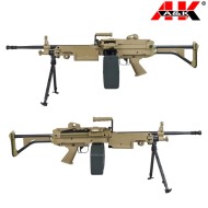 Electric rifle M249-MK2 Polymer version BLACK A&K (m249-mk2p)